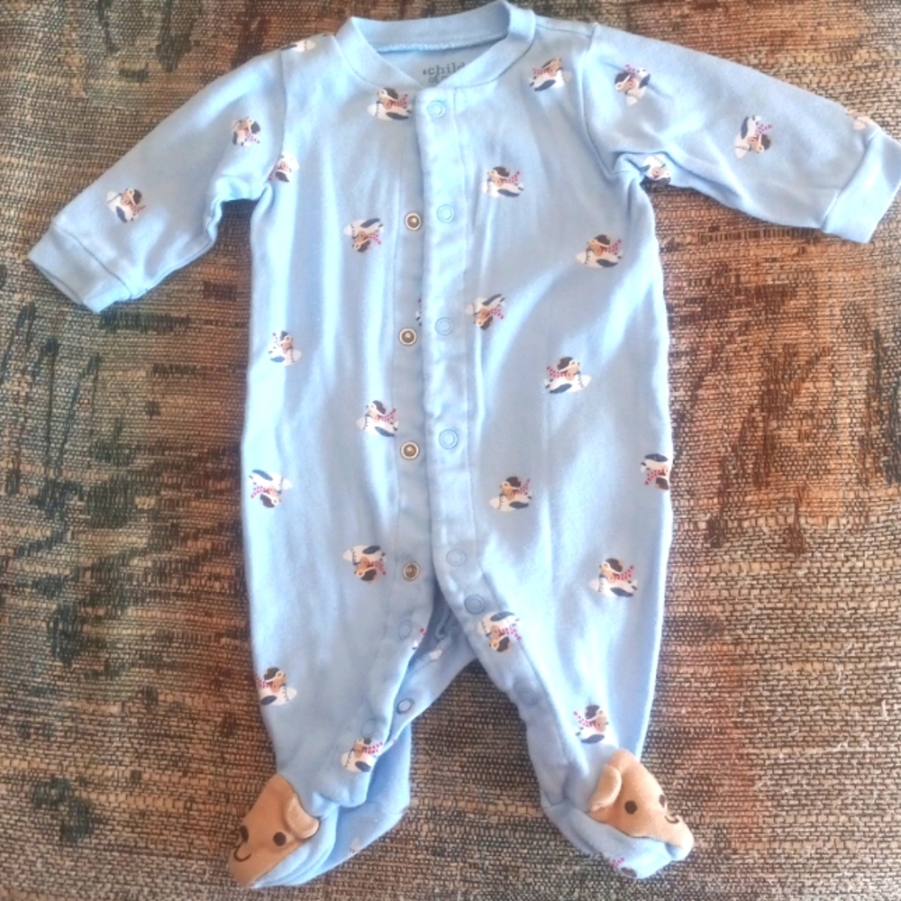 Carter's Airplane footie